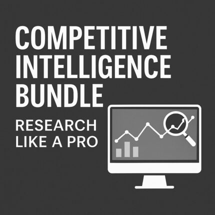 Competitive Intelligence Bundle  Research Like a Pro