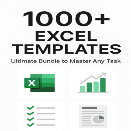 Master Every Task with the Ultimate 1000+ Excel Templates Bundle